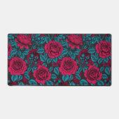Roses en rouge et bleu (Recto)
