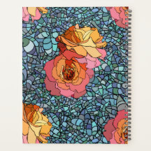 Roses en Verre Coloré