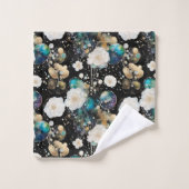 Roses Et Bulles Abstraits (Gant de toilette)