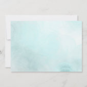 Roses et Cartes de remerciements bleus roses et bl (Dos)