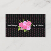 Roses et Cartes de visite Dahlias (Devant)