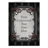 Roses et crânes gothiques (Devant)