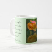 Roses et épines Mug inspirationnelle (Devant gauche)