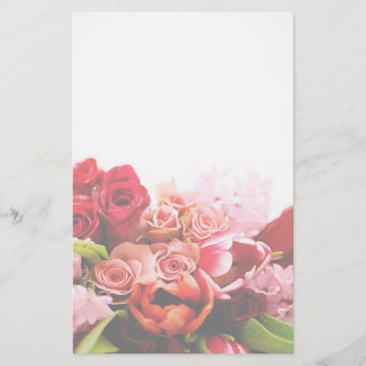 Roses et fleurs - Papeterie (Devant)