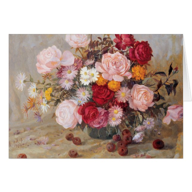 Roses et marguerites (Devant horizontal)