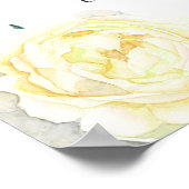 Roses et olives Poster du siège Mariage (Coin)