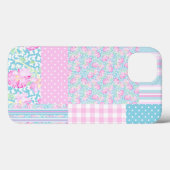Roses et papillons, coque ipad Faux Patchwork (Verso (horizontal))
