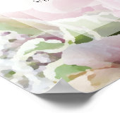 Roses et pivoines roses 9 Tableau Mariage (Coin)