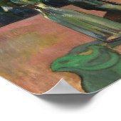 Roses et Statuette | Paul Gauguin Poster (Hoek)