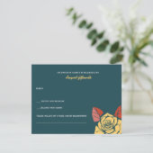 Roses exotiques - cartes RSVP (Debout devant)