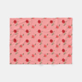 Roses Fleece Deken (Voorkant (Horizontaal))