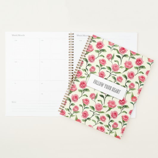 Roses Fleurales Crème Rose Joli (Devant avec enveloppe)