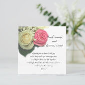 roses, fleuris, faire-part de mariage, modèles (Debout devant)