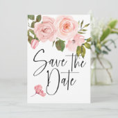 Roses Fleurs Roses Rose Gauche Save The Date (Debout devant)