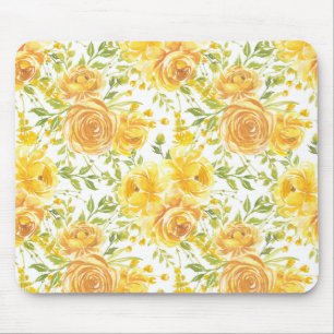 Roses Floral Bouquet Pattern Muismat