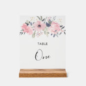 Roses floraux roses Folithe rustique Numéro de tab (Recto)