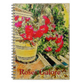 Roses Galore Aquarelle Photo Carnet (Devant)