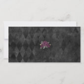 Roses gothiques deux photo Carte de remerciements  (Dos)