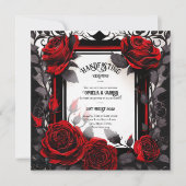 ROSES GOTHIQUES TRAITANT DES INVITATIONS DE CÉRÉMO (Devant)