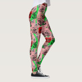 Roses Graphic Leggings (Droite)