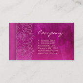 Roses indien antiques de carte de visite de (Dos)