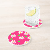 Roses indien avec des dessous de verre de motif de (Côté)