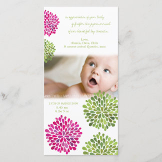 Roses indien de Merci de bébé et fleurs de vert