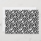 Roses indien et invitation de baby shower (Dos)