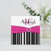 Roses indien, noir, 16ème invitation (Debout devant)