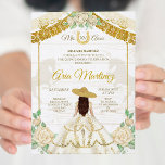 Roses ivoire et or Mis Quince Invitation<br><div class="desc">Roses d'ivoire et d'or Mis Quince Invitation Mis Quince Anos,  15e anniversaire</div>