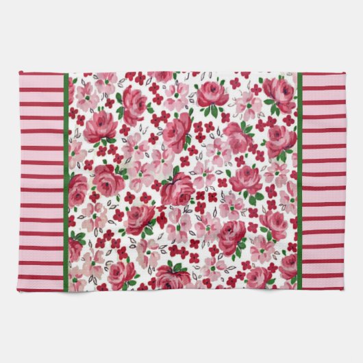  Roses Kitchen Towel Theedoek (Horizontaal)