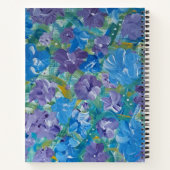 Roses Lavendar Carnet personnalisé (Dos)