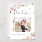 Roses Luxuriantes | Carte de Remerciement de Maria (Recto)