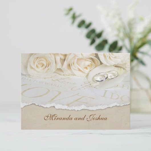 Roses Mariages souples RSVP (Debout devant)