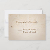 Roses Mariages souples RSVP (Dos)