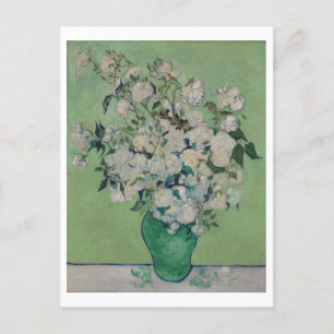 Roses par Vincent Van Gogh Floral Painting Carte p