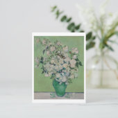 Roses par Vincent Van Gogh Floral Painting Carte p (Debout devant)