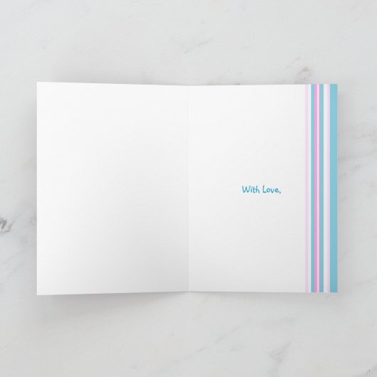 Roses Patchwork Opa en Oma Dag van Ons Allen Kaart (Binnen)