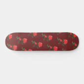 Roses Pattern Skateboard (Horizontaal)