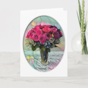 Roses peints