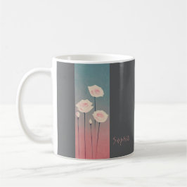Roses, personalized koffiemok
