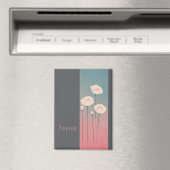 Roses, personalized magneet (Insitu (Vaatwasser))