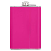 Roses personnalisées garder calme flacon de hanche (Dos)