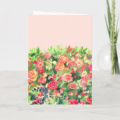 Roses pour maman, carte plat (Dos)