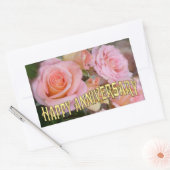 Roses pour mon amour ~ Stickers Merci (Enveloppe)