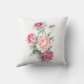 Roses princiers Coussin de bébé personnalisé (Verso)