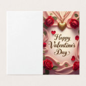 Roses Romantiques et Design de la Saint-Valentin e (Outside Unfolded)