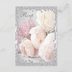 Roses romantiques et diamants Rsvp