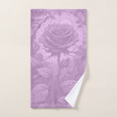 Roses rose poussiéreuses 3 (Serviette à main)