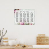 Roses roses 10 Tableau Mariage de table (Cuisine)